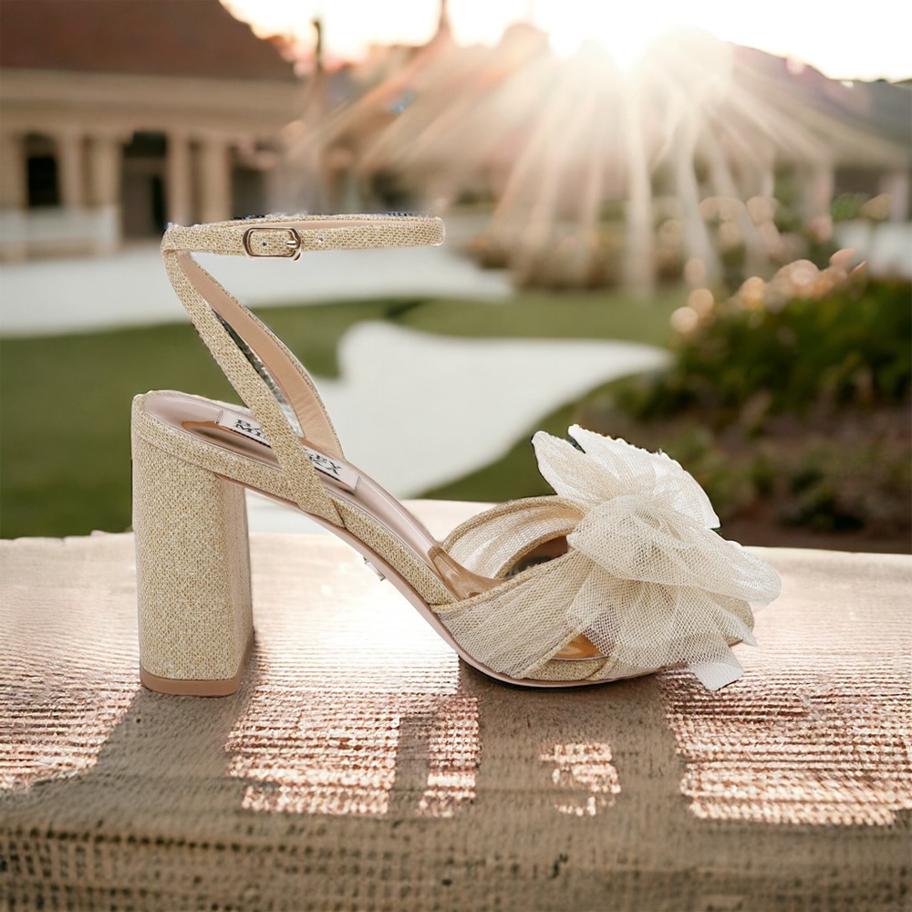 Tess Block Heel With Poof
